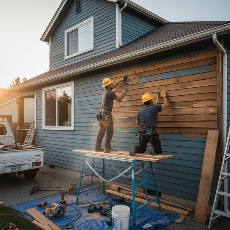 Local Wood Siding Repair pros at work